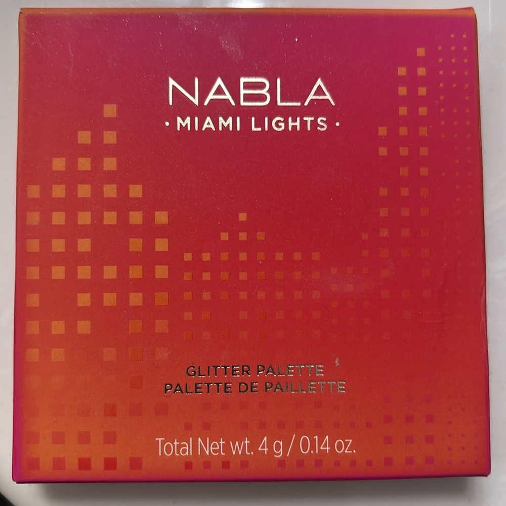 NEW NABLA Miami lights glitter palette